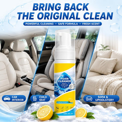 Multi-Enzyme Foam Cleaner Set, Multipurpose Car Interior Foam Cleaners
