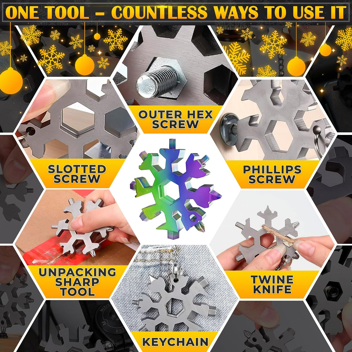 18-in-1 Snowflake Multi Tool