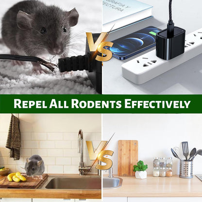 Humane Rodent Control Defense Device Eco Friendly Mouse Repellent Indoor, 12 Packs