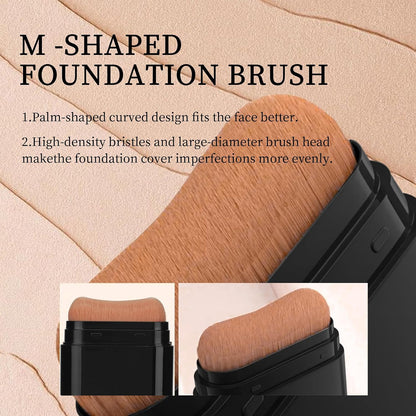 2-in-1 Concealer & Foundation Stick with Built-in Brush