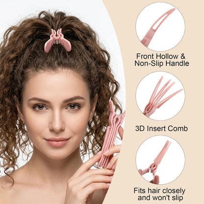 6 Pcs Volume Clips for Curly Hair