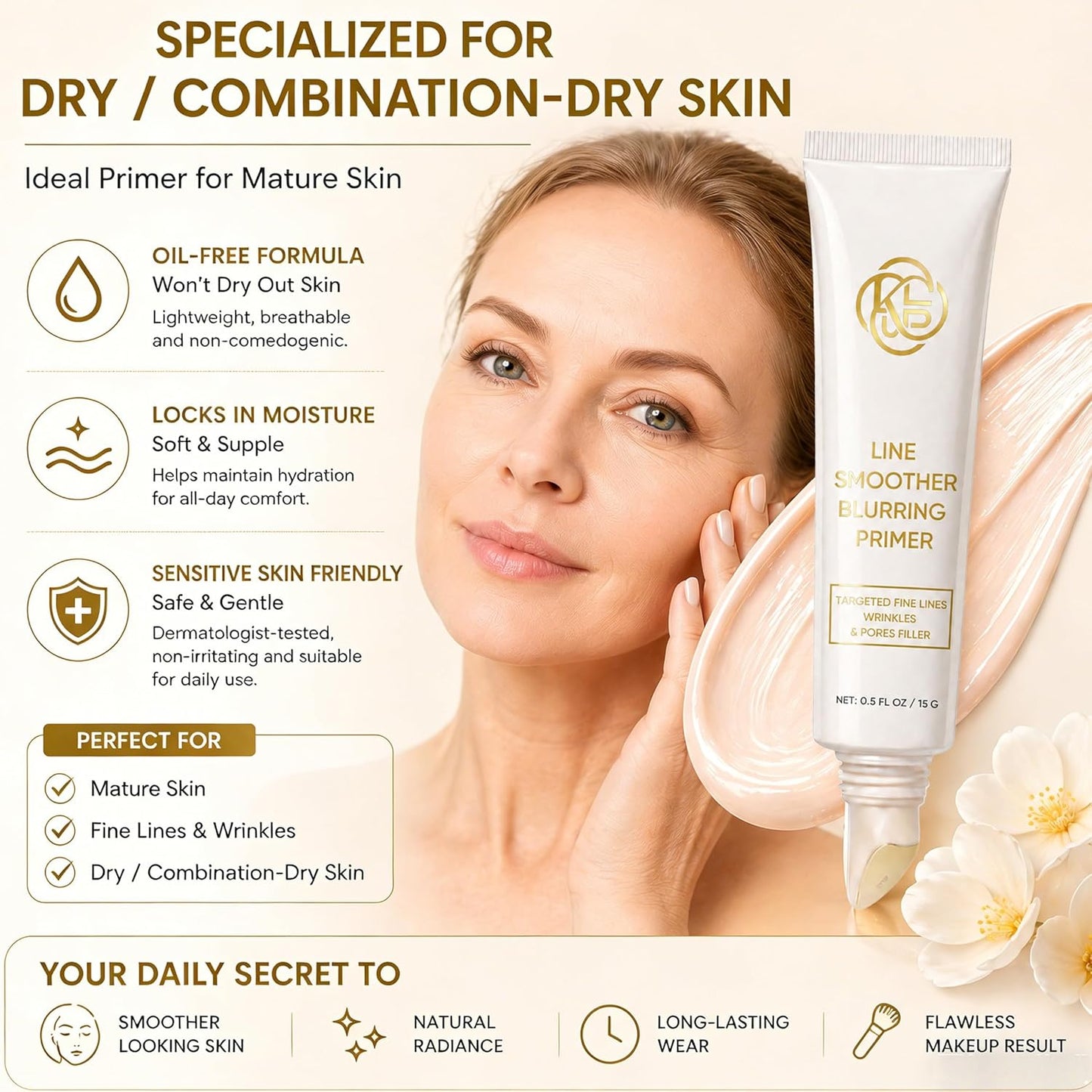Smoother Fine Line Blurring Primer with Vitamin C & Niacinamide 15G/ 0.5FLOZ (1)