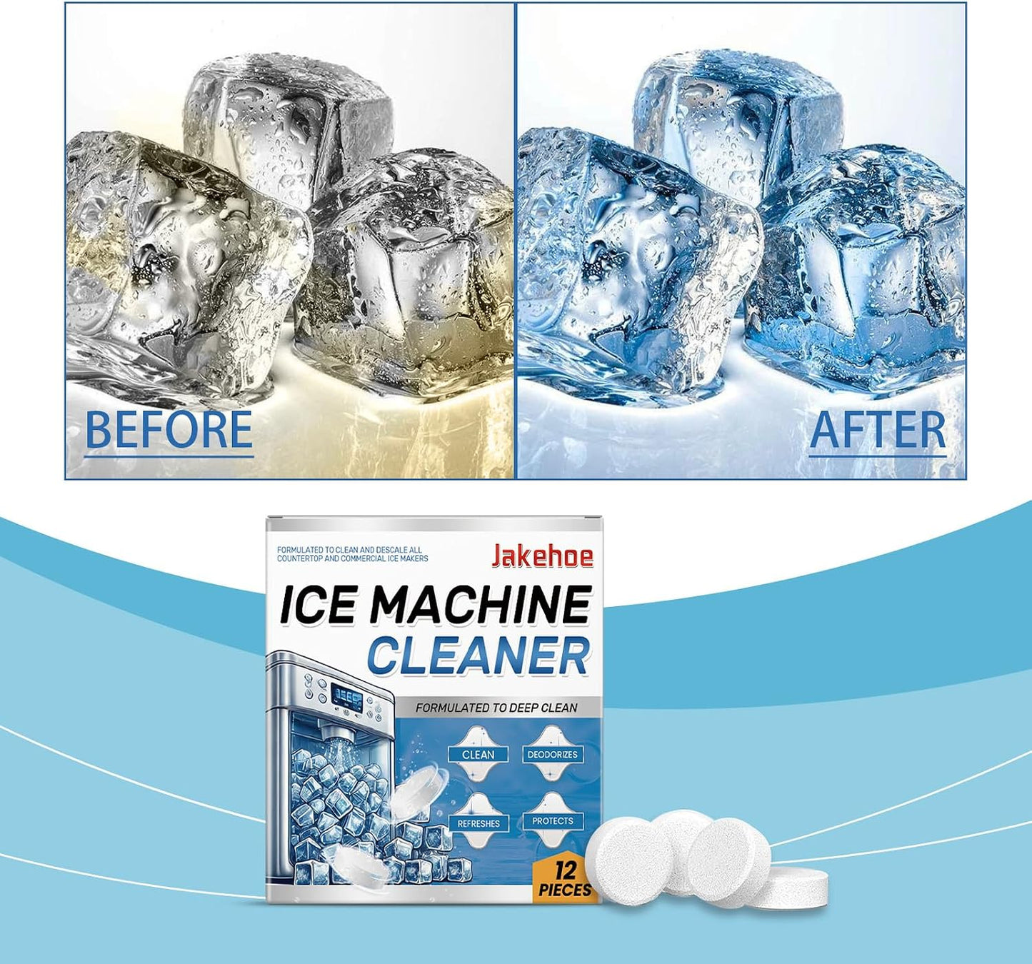 12 Pieces Ice Machine CleanerAnd Descaler