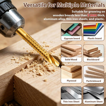 6 Pcs Titanium Coated HSS Drill Bit Set