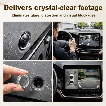 8Pcs Car Camera Lens Protector,  Anti-Scratch Waterproof