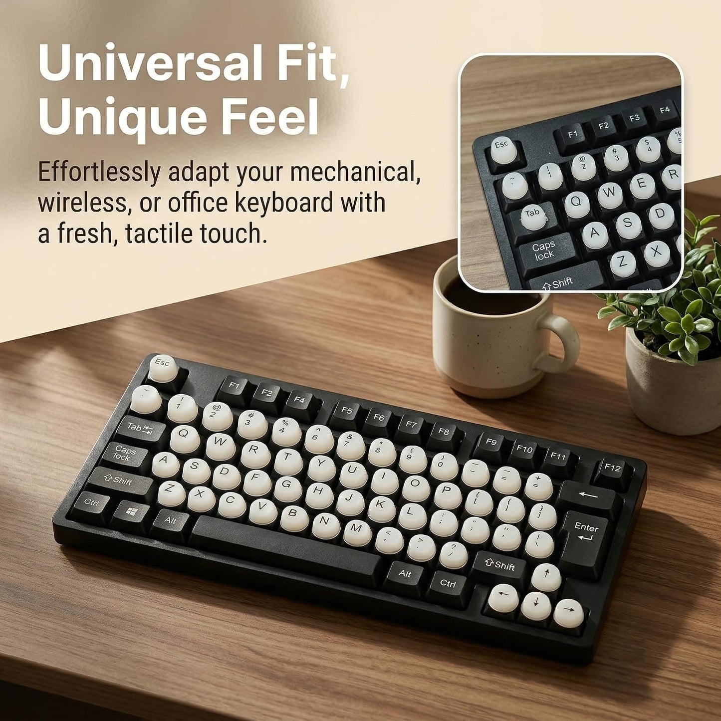 Keyboard Stickers for Long Nails
