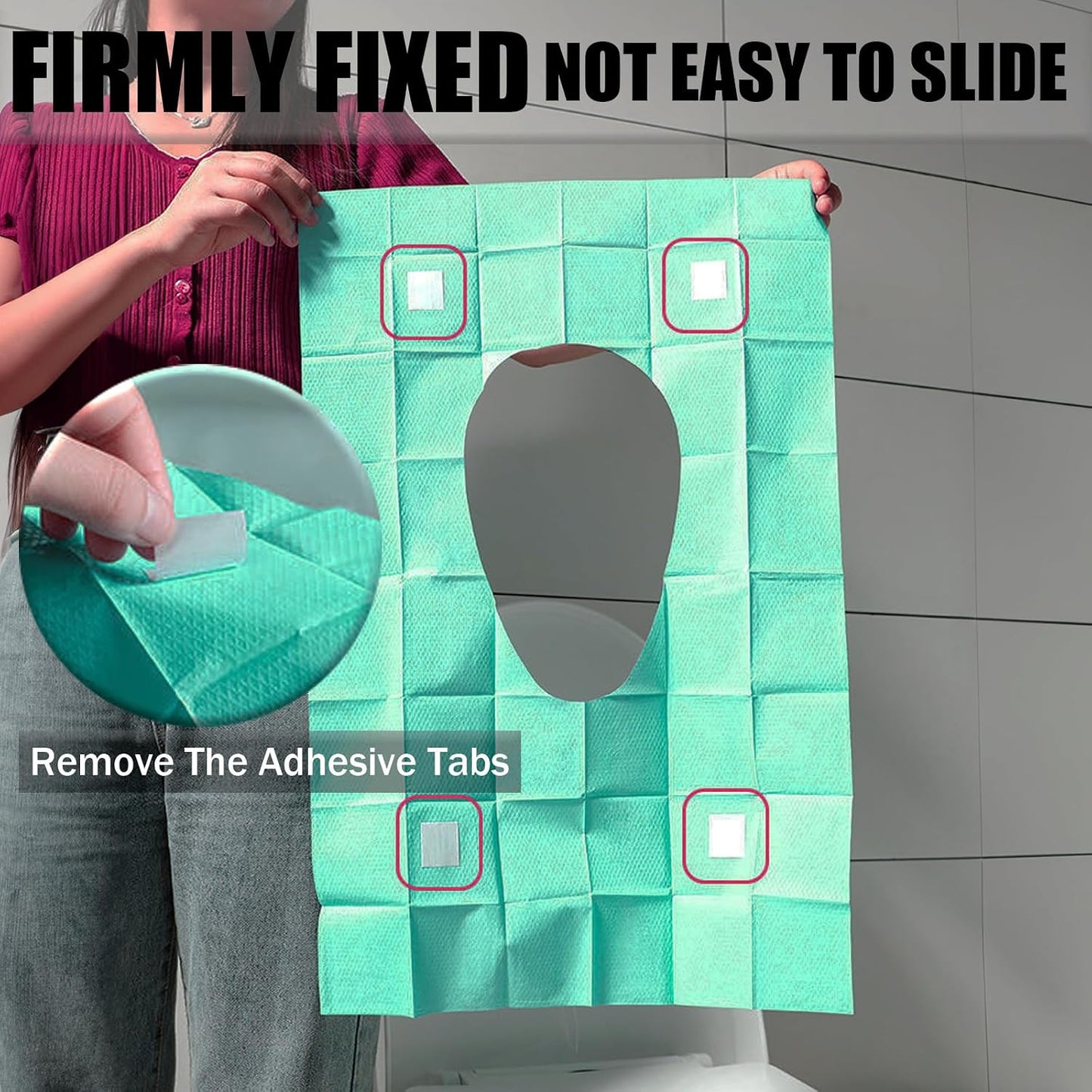 2 Packs /20 Sheets – Disposable Toilet Seat Covers
