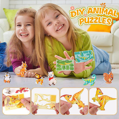 3D Cartoon Puzzle for Kids Educational Montessori Toys