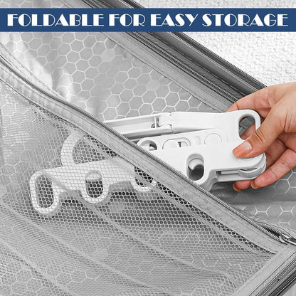 Portable Travel Hanger with 5 Holes for Balcony, Laundry Room and Outdoor