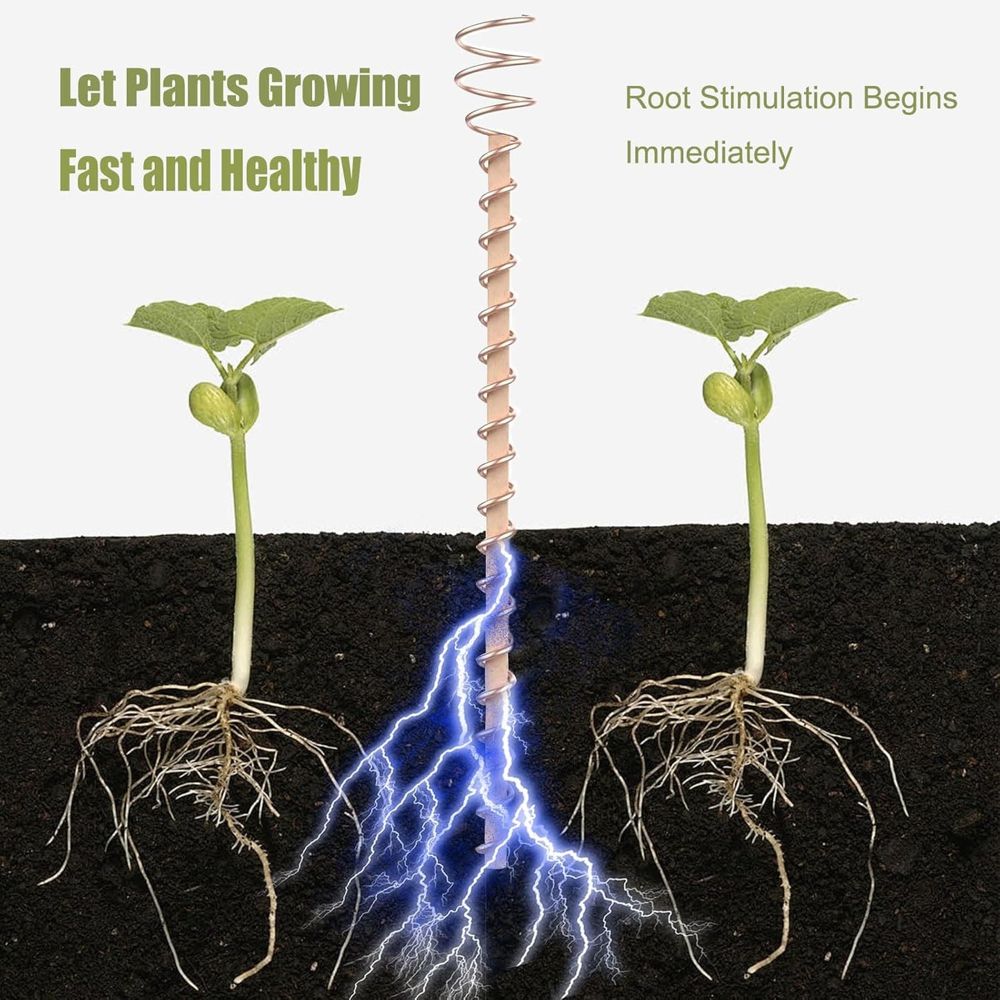 Electro-coil Antenna Plant Support for High-yield Vegetable Cultivation