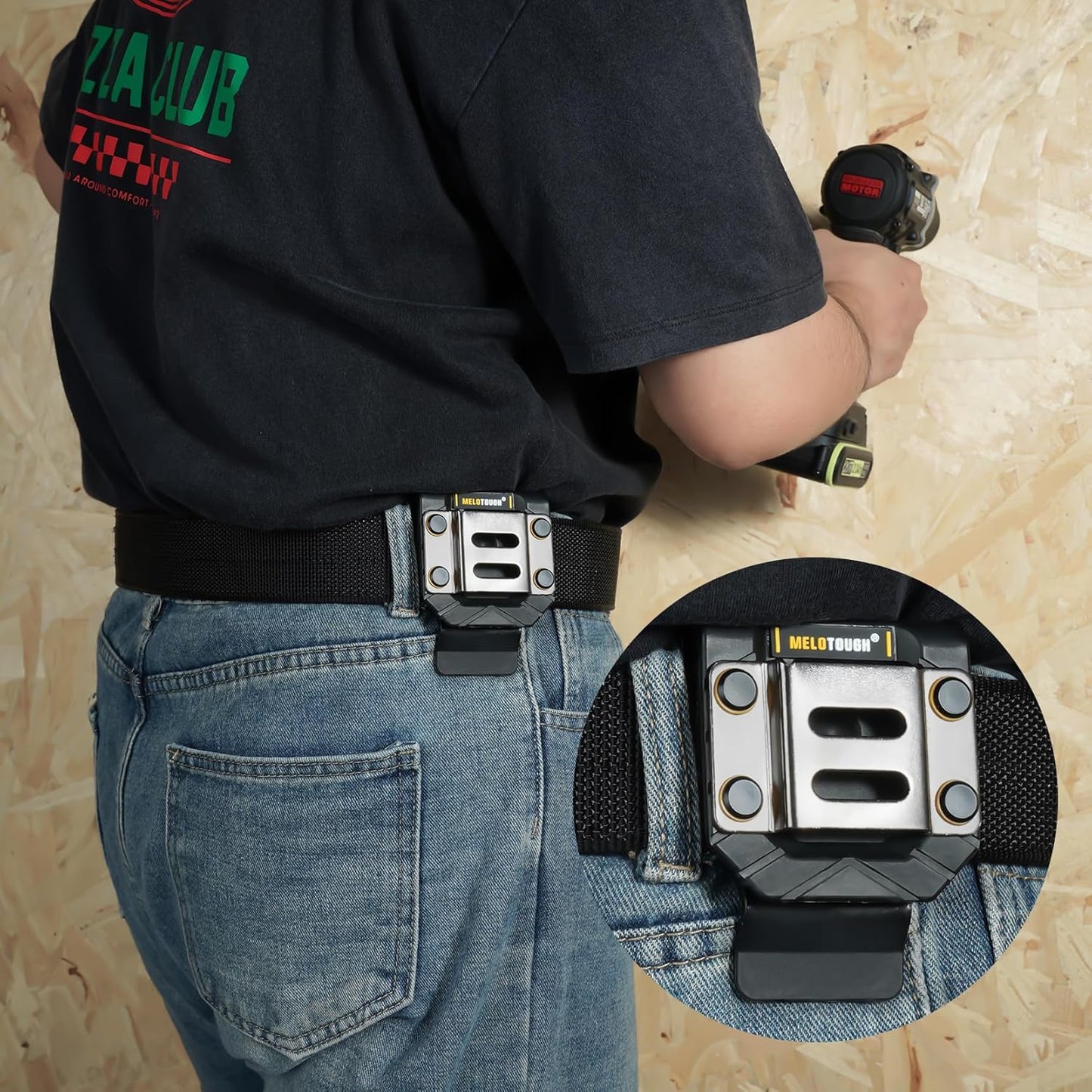 Drill Holder for Tool Belt,Drill Holster,Tape Measure Holder
