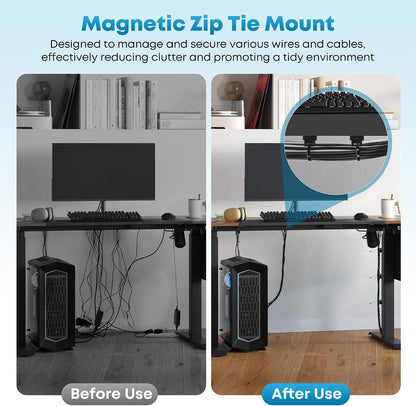 5 Pcs Heavy-Duty Magnetic Cable Tie Mounts