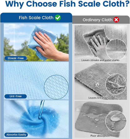 5-Pcs Washable Absorbent Surface Polishing Cloths