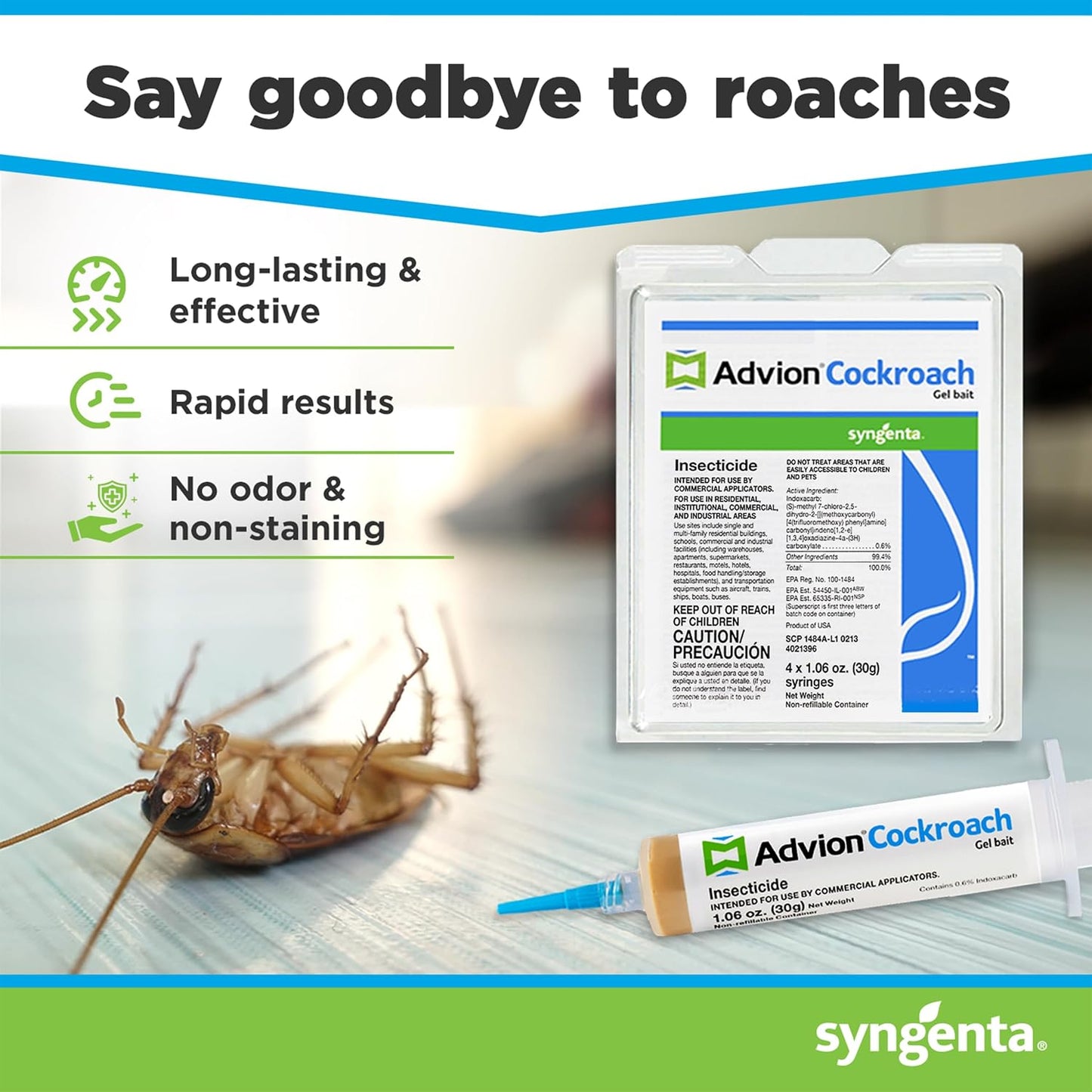 4 Pcs Set Cockroach Gel