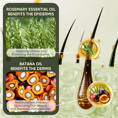 Batana Oil Shampoo 7.04 fl.oz for Stronger, Healthier-Looking Hair (Men & Women)