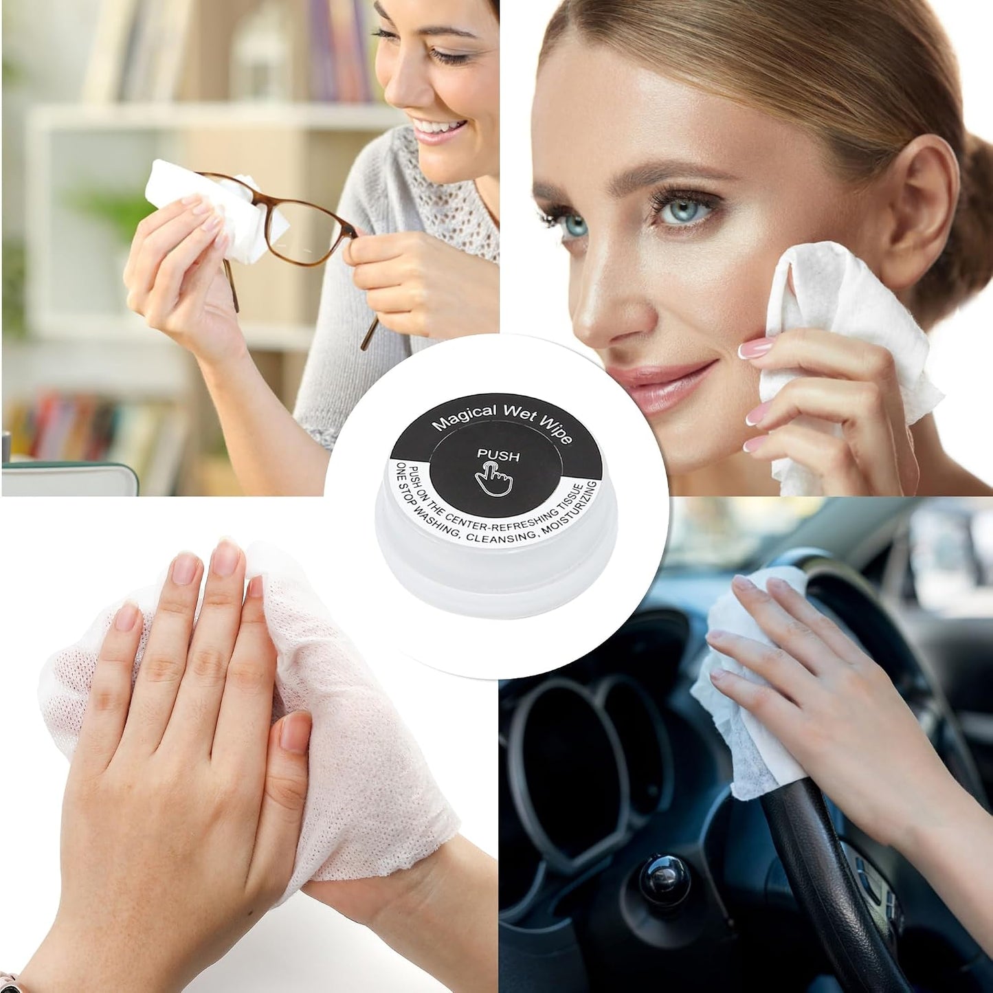 20 Pcs Pop-up Cleansing Wipes—Gentle And Non-irritating