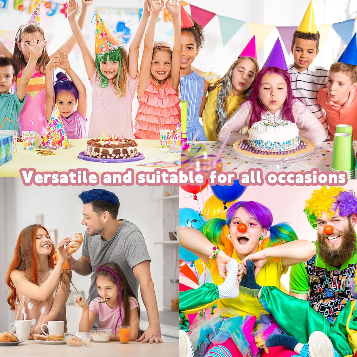 10 Color Of Hair Dye Powder - Washable Temporary Hair Dye