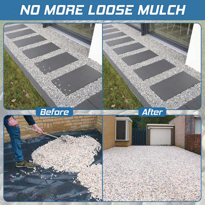 Ready to Use Mulch Glue, Gravel Binder Rubber Mulch Lock Adhesive, Heavy Rain Windproof for Gardens