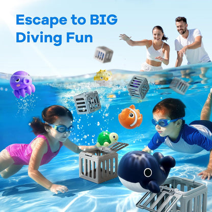 Seek and Splash Pool Game Summer Pool Floating Play Set Fun Outdoor Swim Lake Beach Party