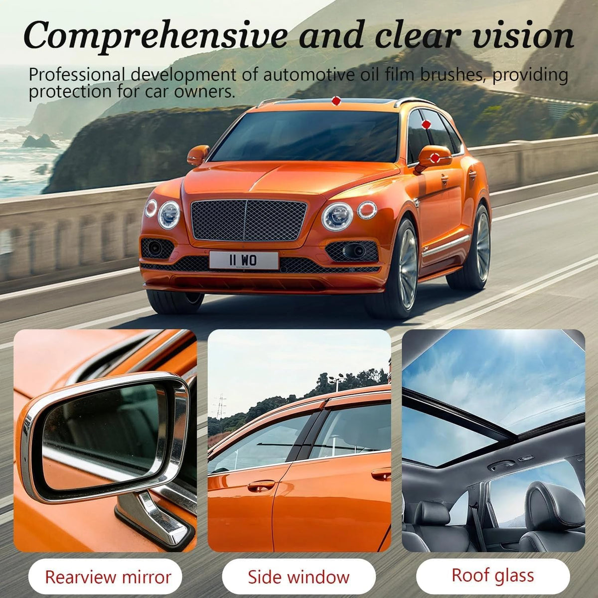 Clear Vision Car Glass Cleaner for Car Windows