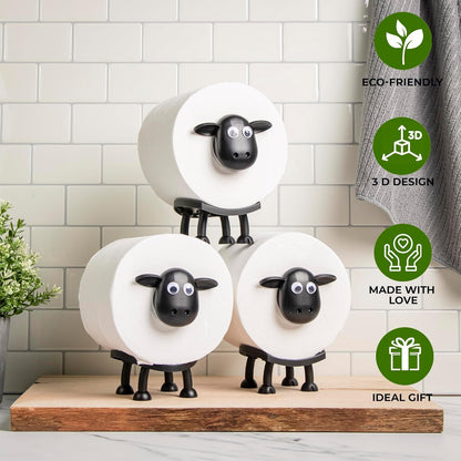 Sheep Toilet Roll Holder Cute Bathroom Decor