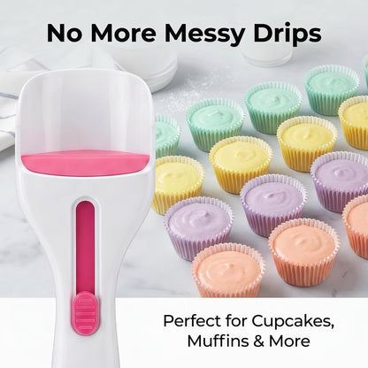 Cupcake Scoop Batter Dispenser Ideal for Cupcakes Pancakes Muffins