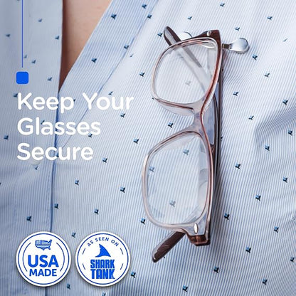 3Pcs Magnetic Eyeglass Holder - Strong and Secure, Easy Clip-On