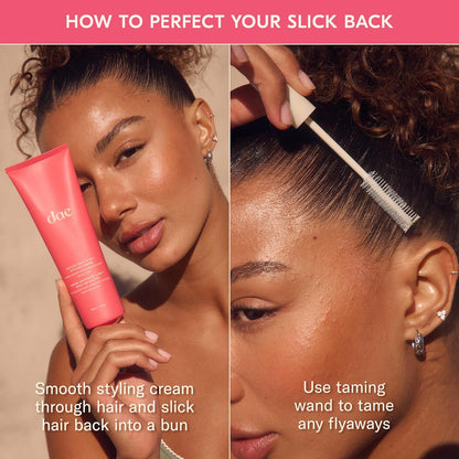 Cactus Fruit 3-in-1 Styling Cream & Taming Wand – Smooth Frizz, Tame Flyaways & Style Edges (0.6 oz)