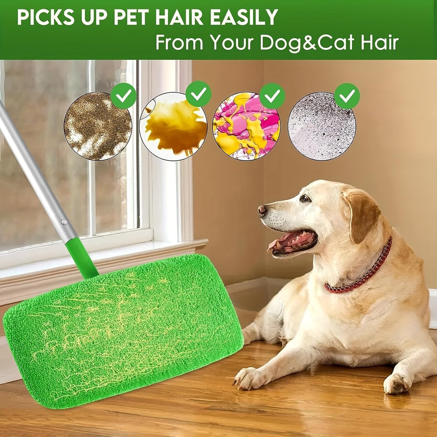 Reusable Microfiber Mop Pads for Swiffer Sweeper