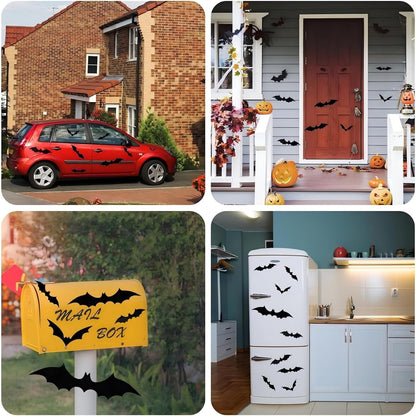 11Pack Halloween Decor 3D Bats Wall Decor with Lights
