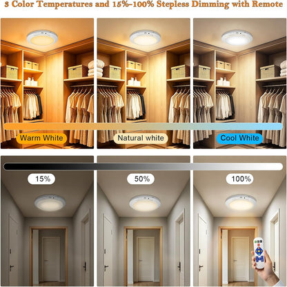 Rechargeable Motion Sensor Ceiling Lamp - Magnetic Ceiling Mount