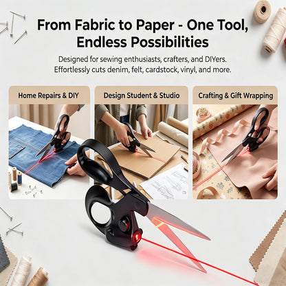 Professional Laser Guided Fabric Scissors, Capable Of Fast Direct Cutting