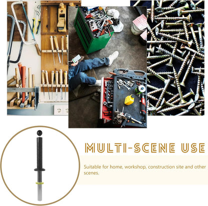Magnetic Pickup Tool with Quick Release Handle Metal Chip Collector Wand