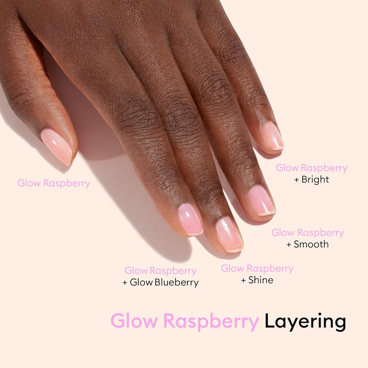 Plump Pink Glazed Nail Strengthener & Enhancer