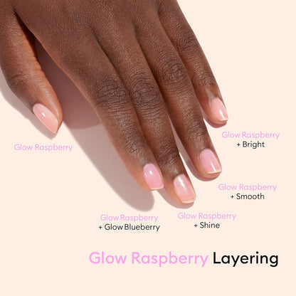 Plump Pink Glazed Nail Strengthener & Enhancer