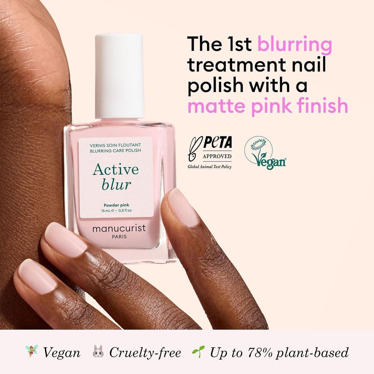 Plump Pink Glazed Nail Strengthener & Enhancer