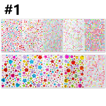 Acrylic Gems DIY Craft Decorative Diamond Small Stickers