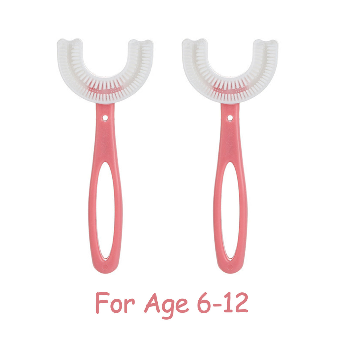 U-Shaped Toothbrush Set - Food Grade Silicone