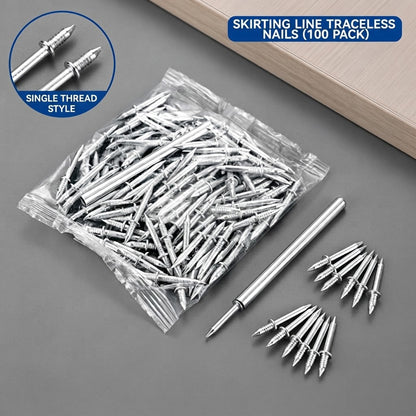 Double-Headed Skirting Nails with Sleeve Tool