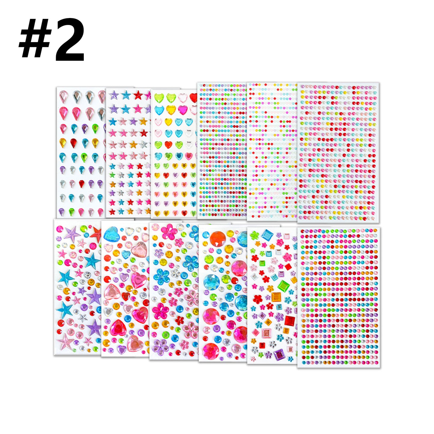 Acrylic Gems DIY Craft Decorative Diamond Small Stickers