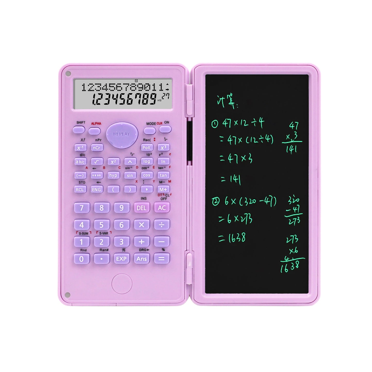 Scientific Calculators with Pen for Students Office Financial Work