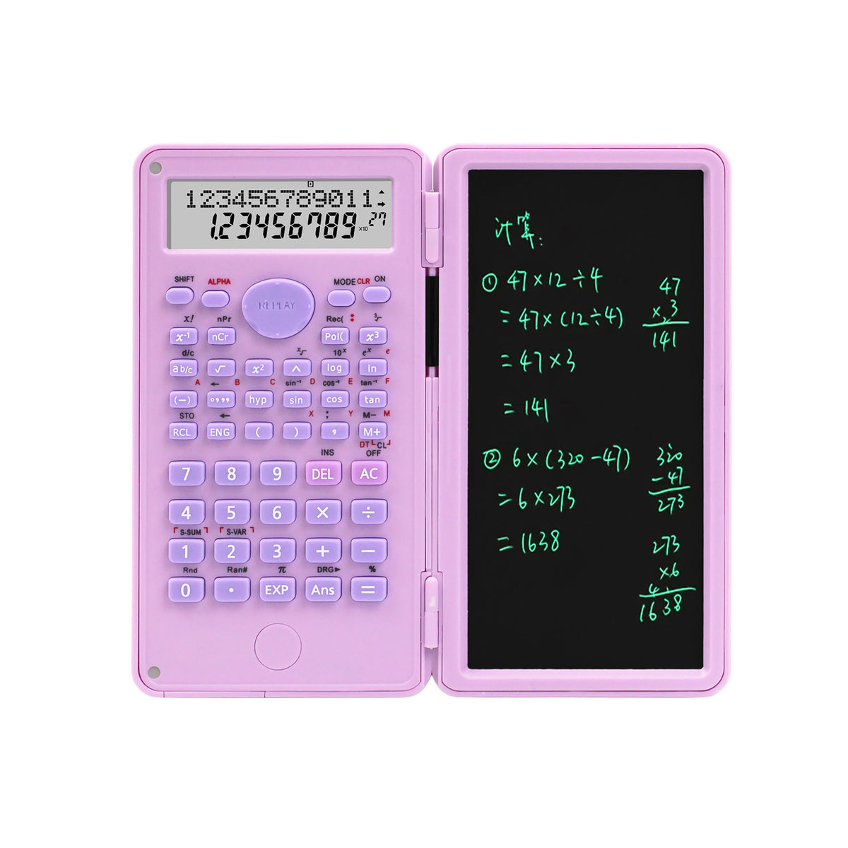 Scientific Calculators with Pen for Students Office Financial Work
