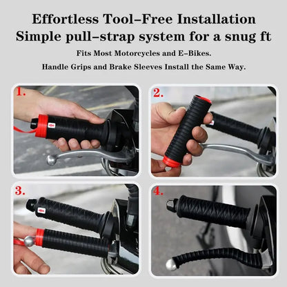 Universal Anti-slip Silicone Handlebar Grips and Brake Lever Covers