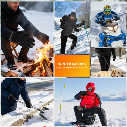 Universal Winter Waterproof and Cold-Proof Gloves - with Insulated Liner
