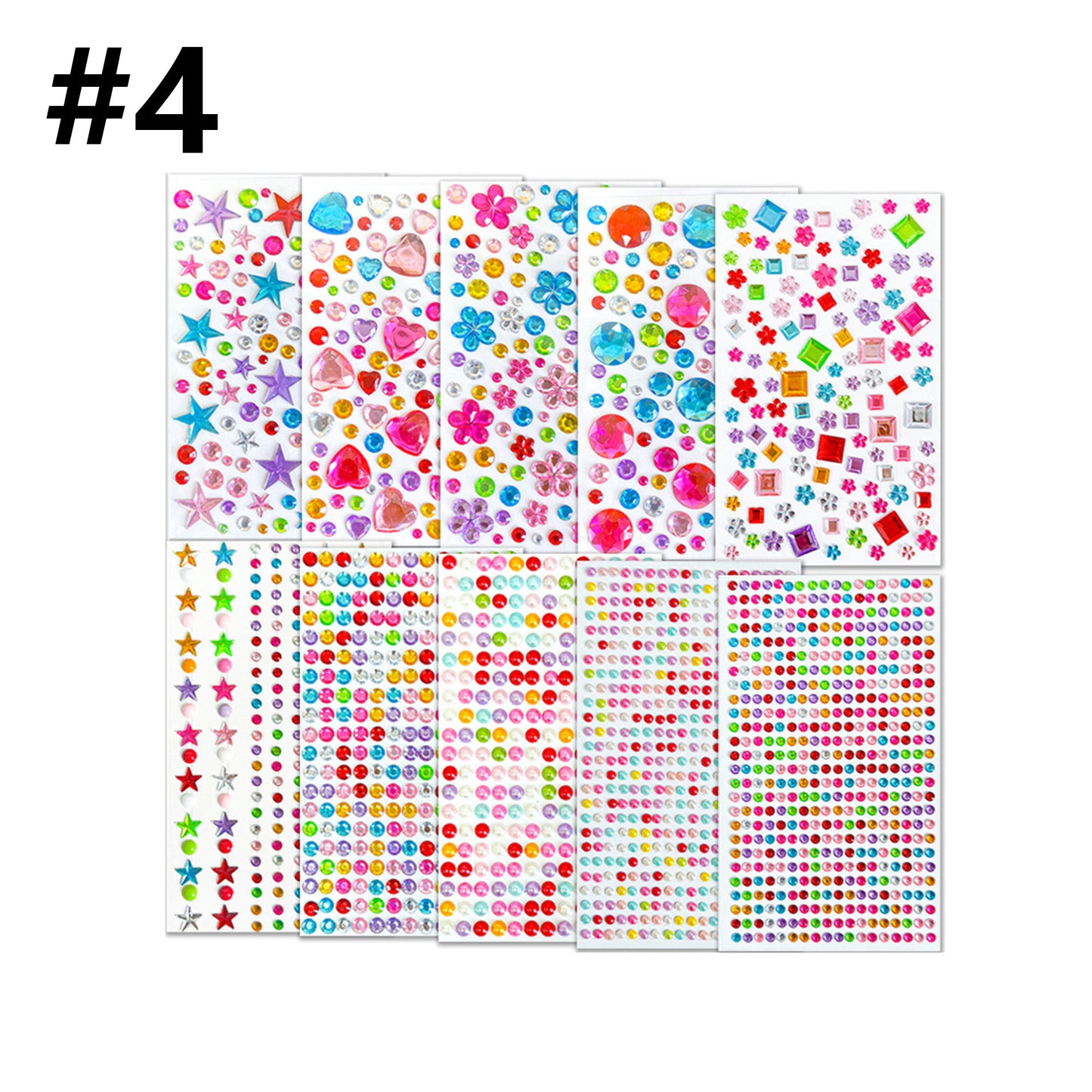 Acrylic Gems DIY Craft Decorative Diamond Small Stickers