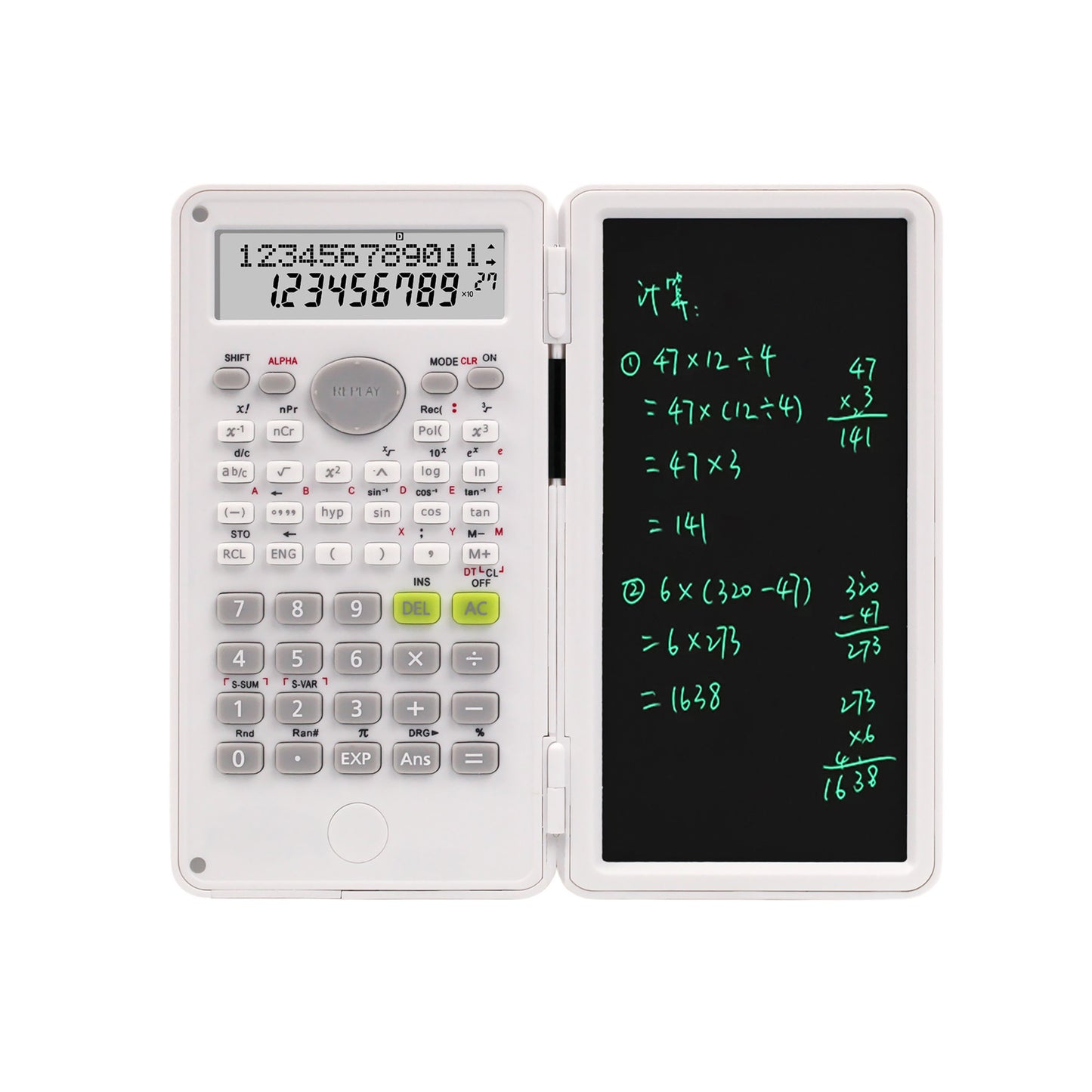 Scientific Calculators with Pen for Students Office Financial Work