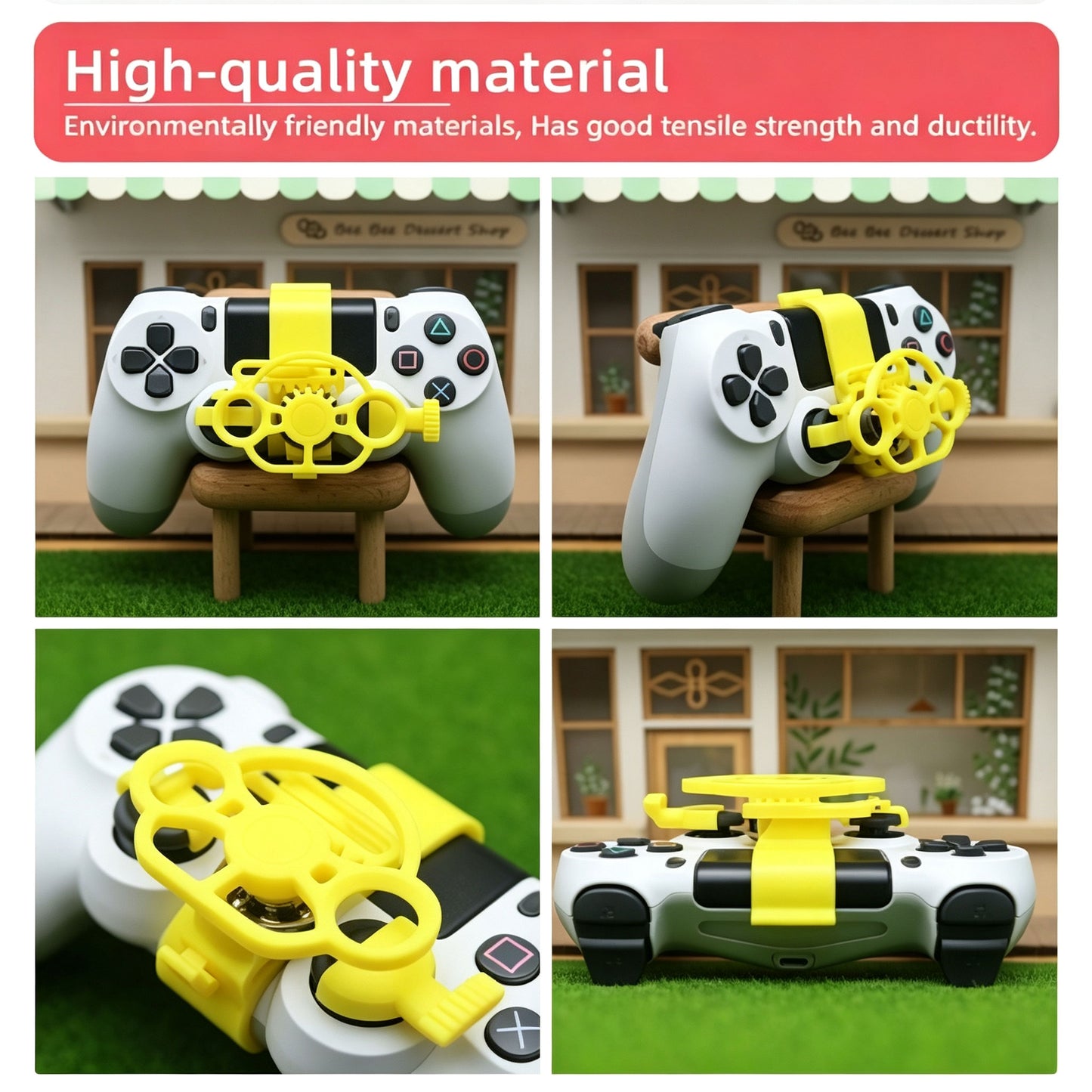 Mini Steering Wheel For Xbox Series, PS4, And PS5 Controllers