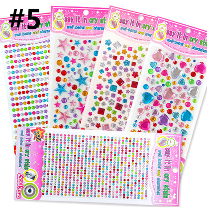 Acrylic Gems DIY Craft Decorative Diamond Small Stickers