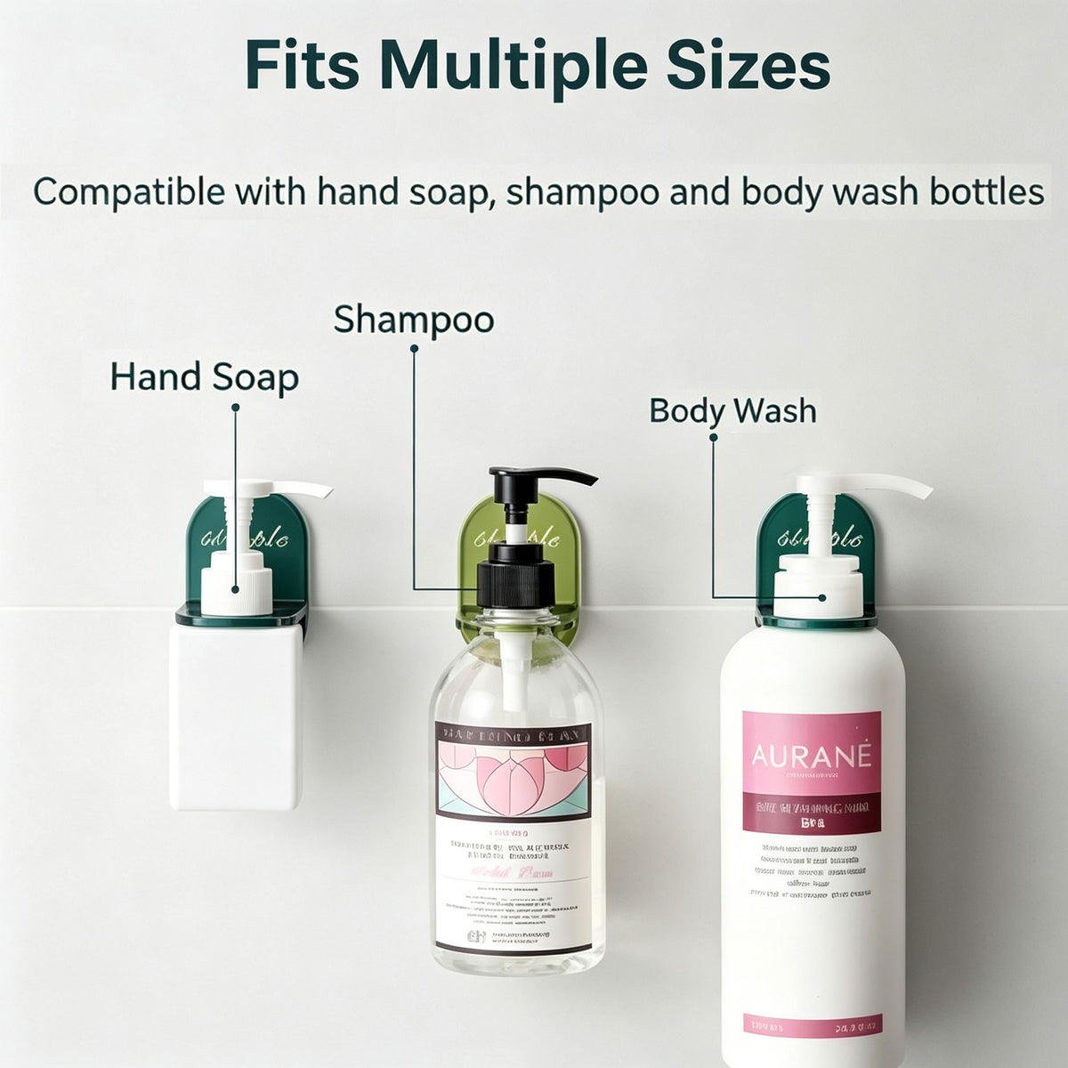 Punch-free shower gel rack wall hanging