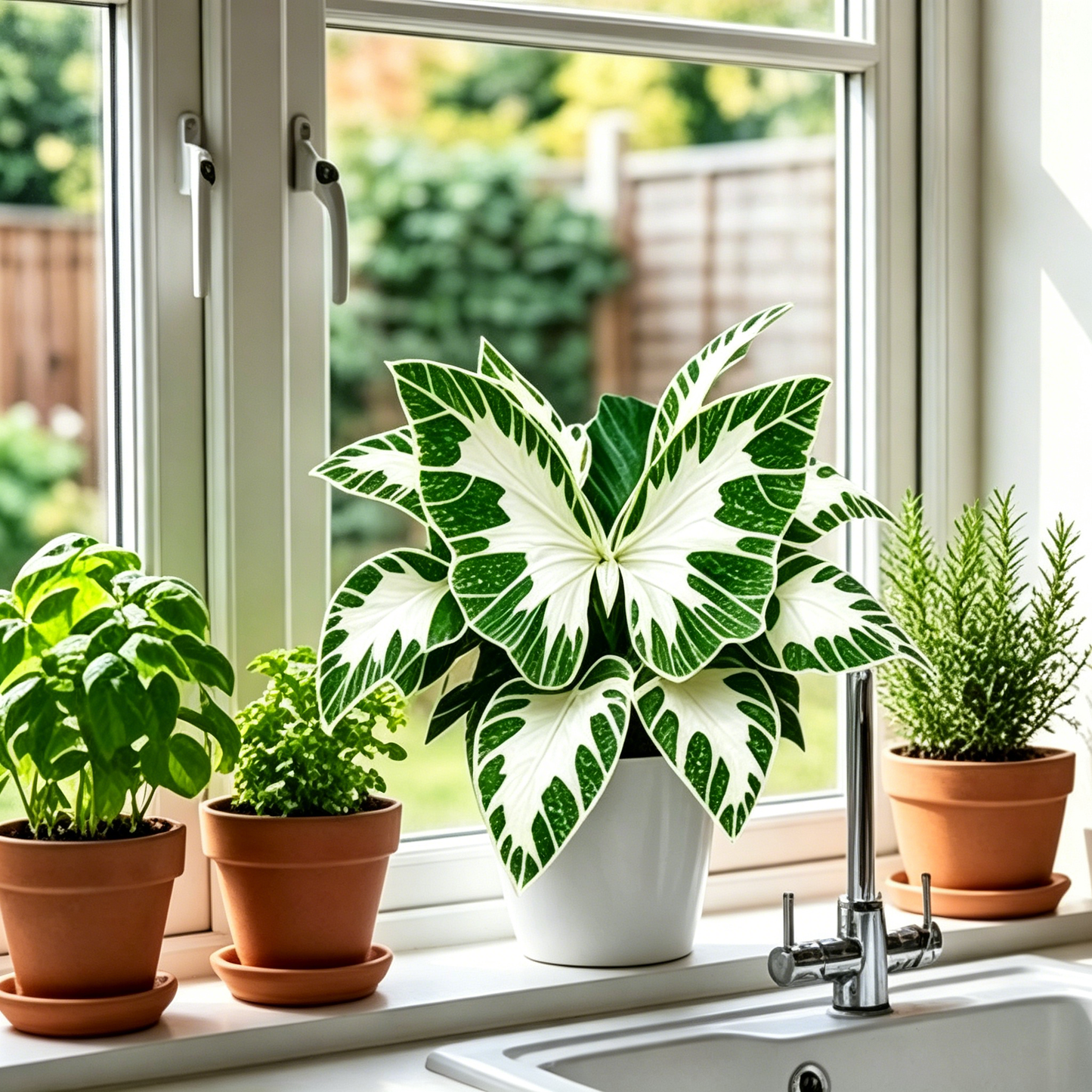Butterfly Geranium Potted Plant for Gardens and Balconies